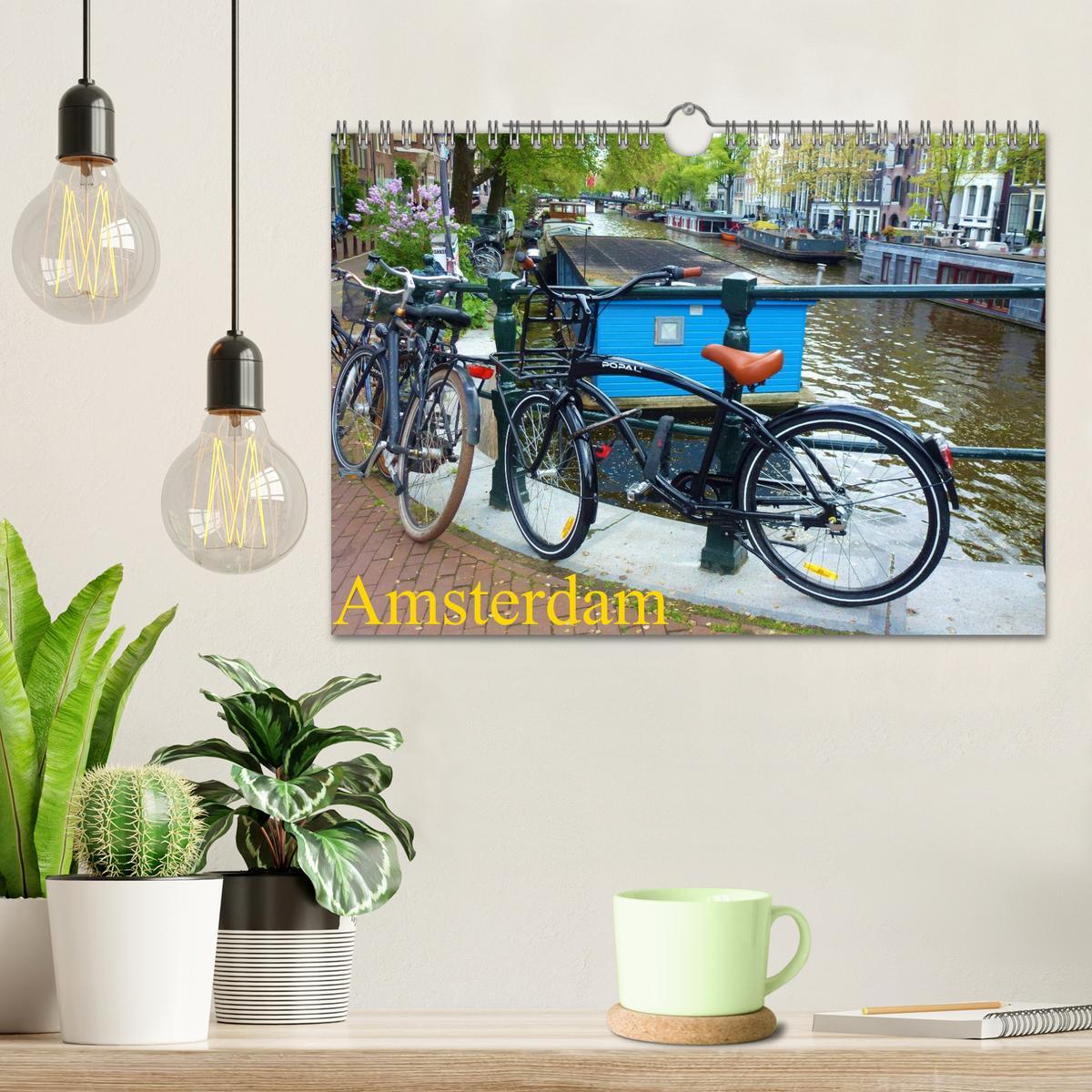 Bild: 9783435806270 | Amsterdam (Wandkalender 2025 DIN A4 quer), CALVENDO Monatskalender