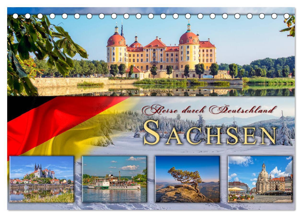 Cover: 9783383109669 | Reise durch Deutschland - Sachsen (Tischkalender 2024 DIN A5 quer),...
