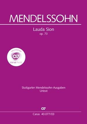 Cover: 9790007061098 | Lauda Sion (Klavierauszug) | MWV A 24,1845/46 | Bartholdy | Broschüre