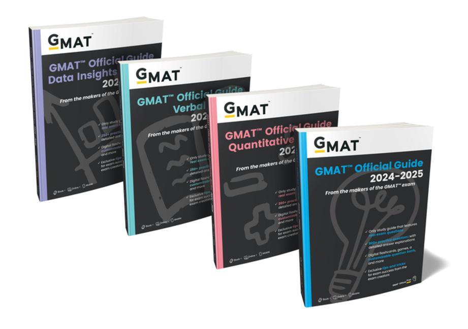 Cover: 9781394260126 | GMAT Official Guide 2024-2025 Bundle: Books + Online Question Bank