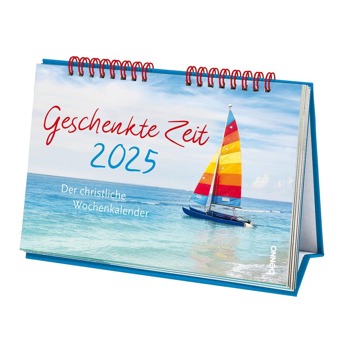 Cover: 9783746263601 | Geschenkte Zeit 2025 | Der christliche Wochenkalender | Kalender
