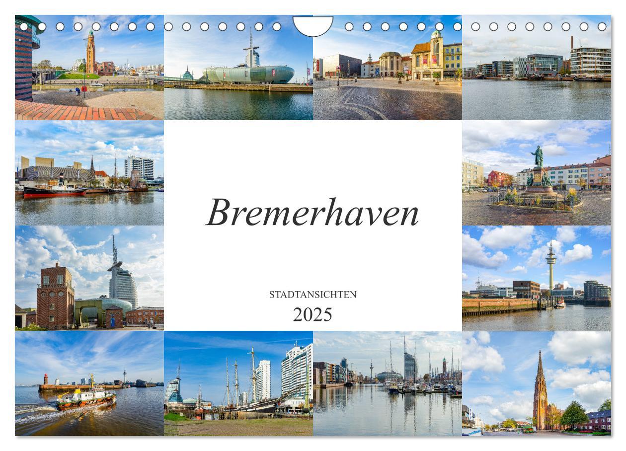 Cover: 9783435182817 | Bremerhaven Stadtansichten (Wandkalender 2025 DIN A4 quer),...