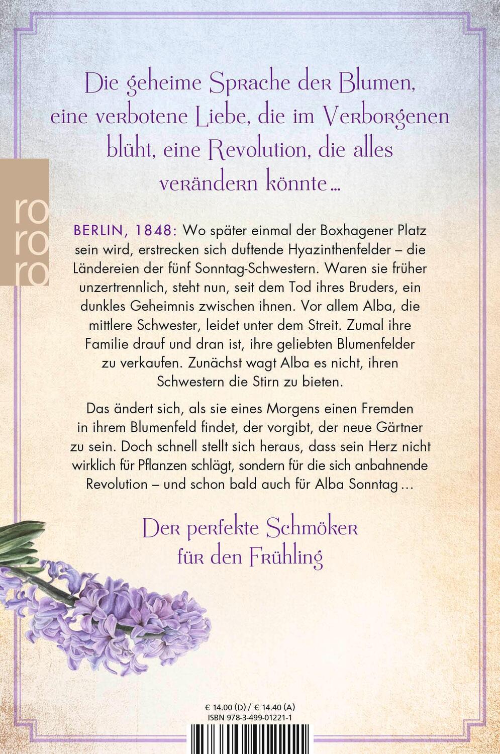 Rückseite: 9783499012211 | Hyazinthenschwestern | Historischer Roman | Rebekka Eder | Taschenbuch