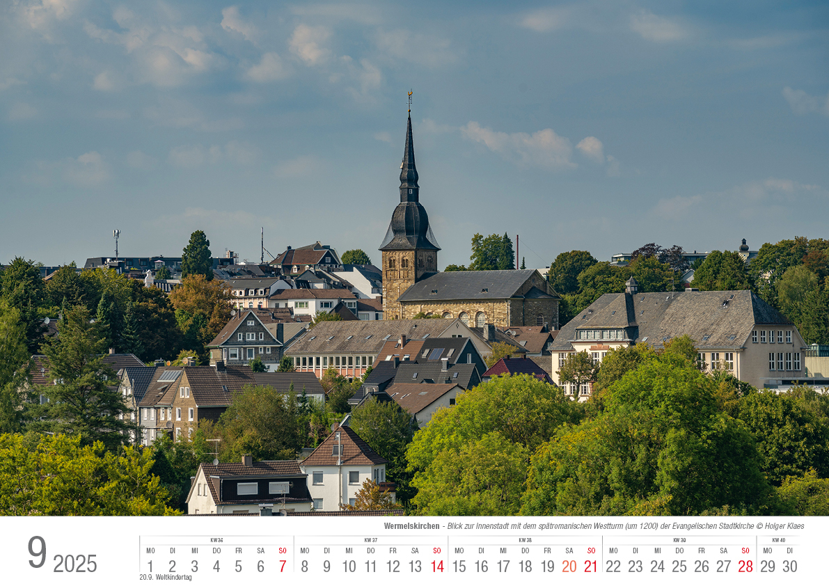 Bild: 9783965352322 | Wermelskirchen 2025 Bildkalender A3 Spiralbindung | Holger Klaes