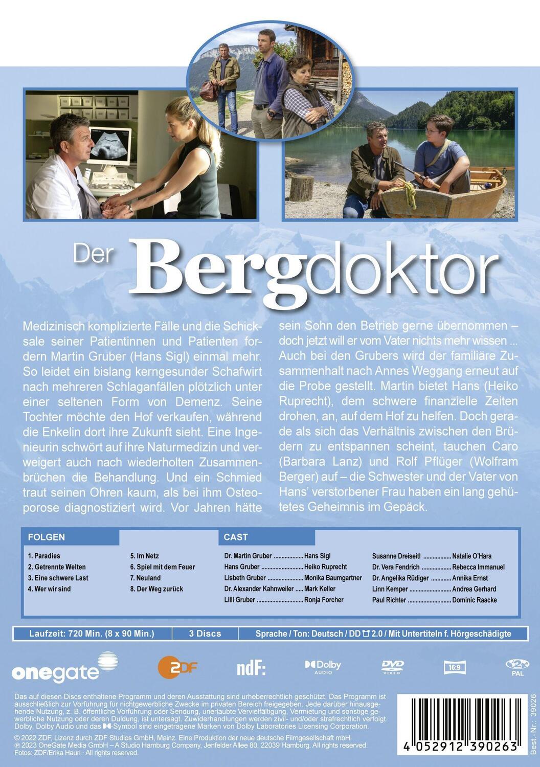 Bild: 4052912390263 | Der Bergdoktor | Staffel 16 | Markus B. Altmeyer (u. a.) | DVD | 2023
