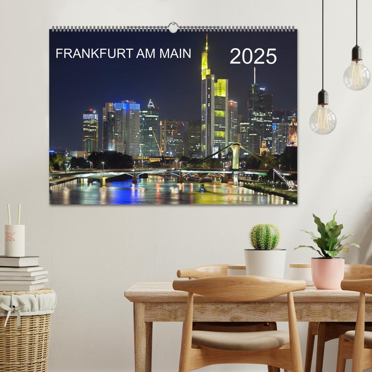 Bild: 9783435779840 | Frankfurt am Main (Wandkalender 2025 DIN A2 quer), CALVENDO...