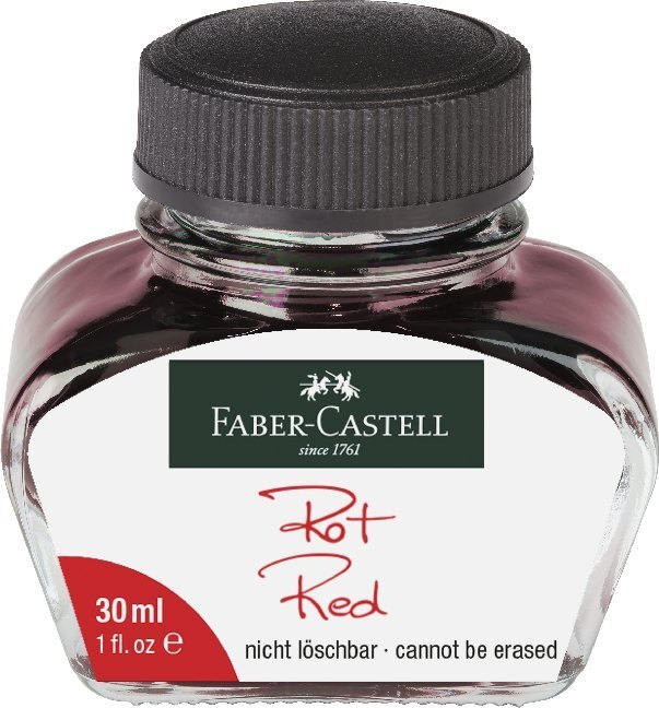 Cover: 4005401487043 | Faber-Castell Tintenglas,30 ml, Tinte rot, nicht löschbar | Stück
