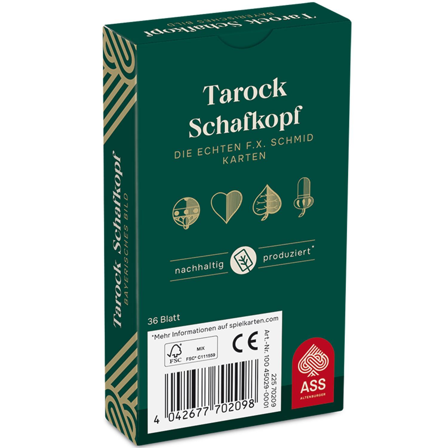 Rückseite: 4042677702098 | FSC Schafkopf/Tarock, bayerisches Bild, in Faltschachtel...