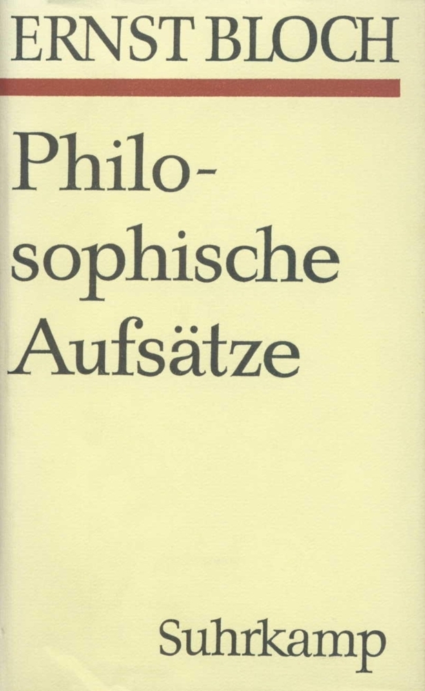 Cover: 9783518570395 | Philosophische Aufsätze zur objektiven Phantasie | Ernst Bloch | Buch
