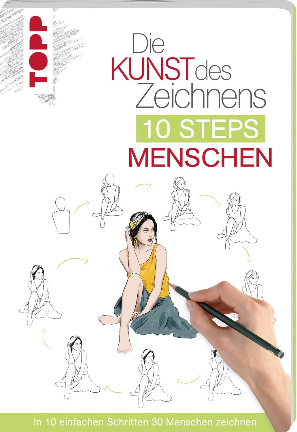 Cover: 9783772483936 | Die Kunst des Zeichnens 10 Steps - Menschen | Justine Lecouffe | Buch