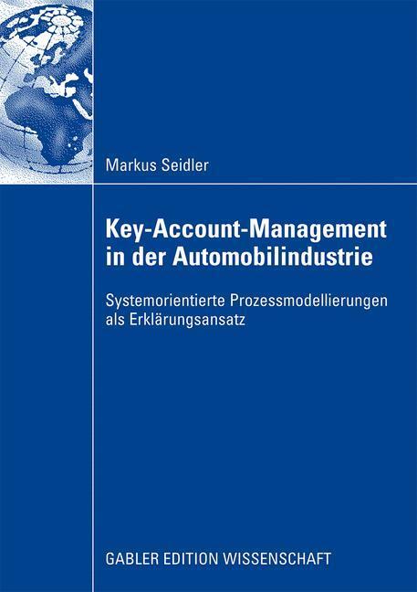 Cover: 9783834913432 | Key-Account-Management in der Automobilindustrie | Markus Seidler