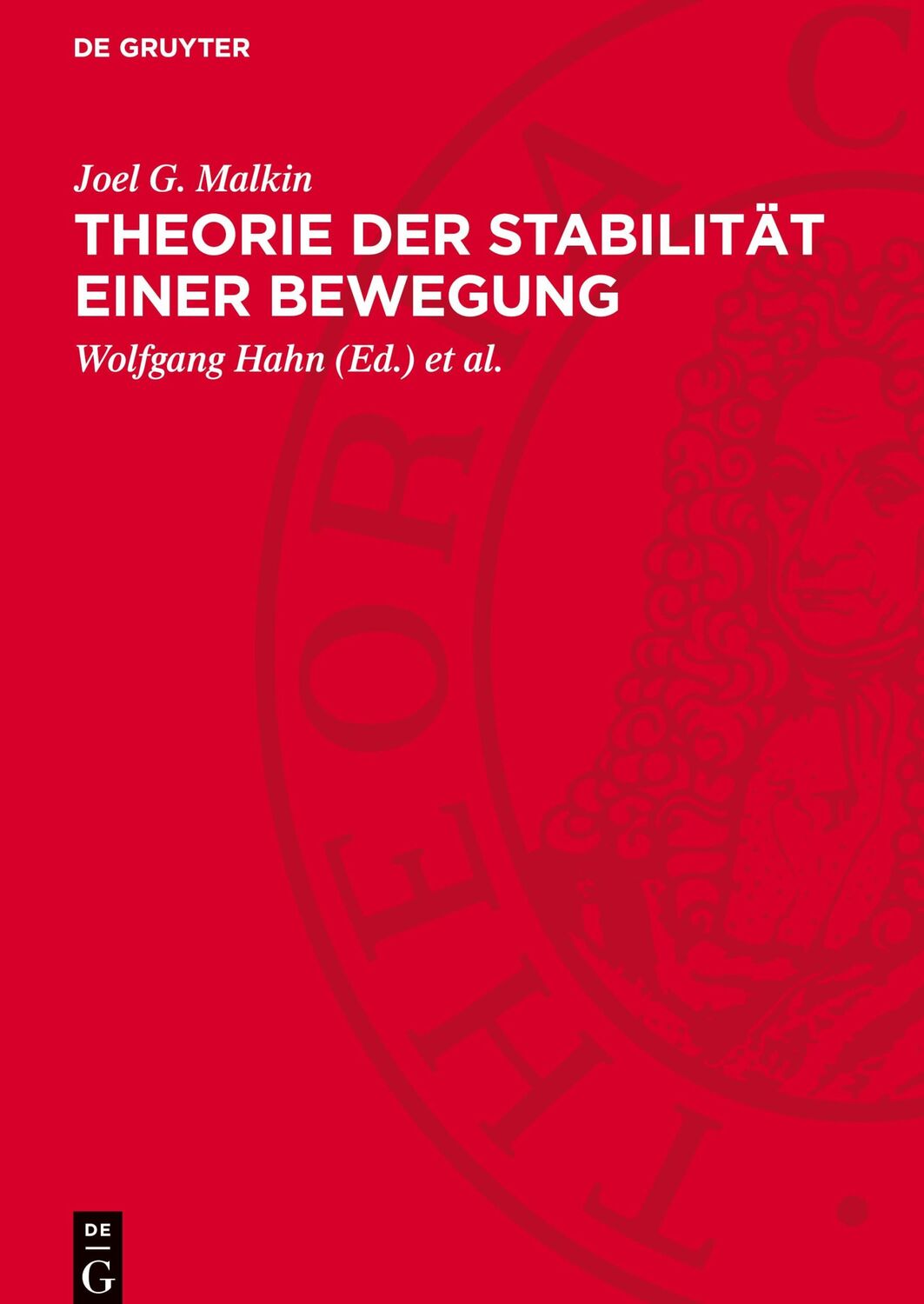 Cover: 9783112754306 | Theorie der Stabilität einer Bewegung | Joel G. Malkin | Buch