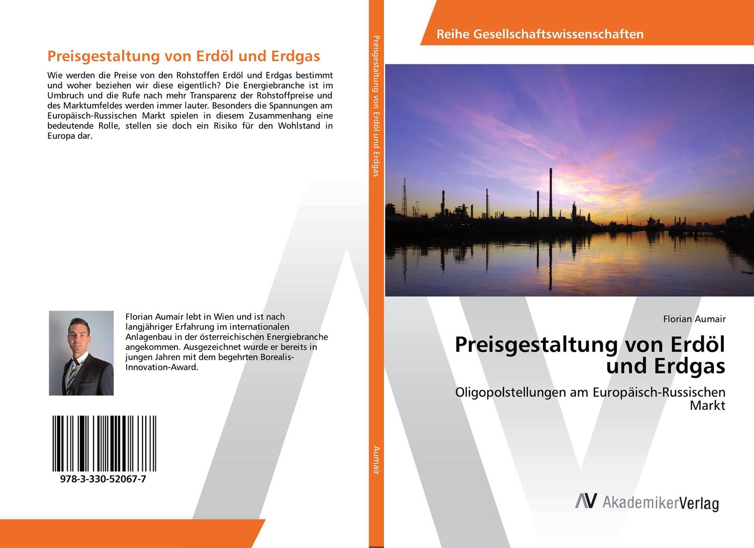 Cover: 9783330520677 | Preisgestaltung von Erdöl und Erdgas | Florian Aumair | Taschenbuch