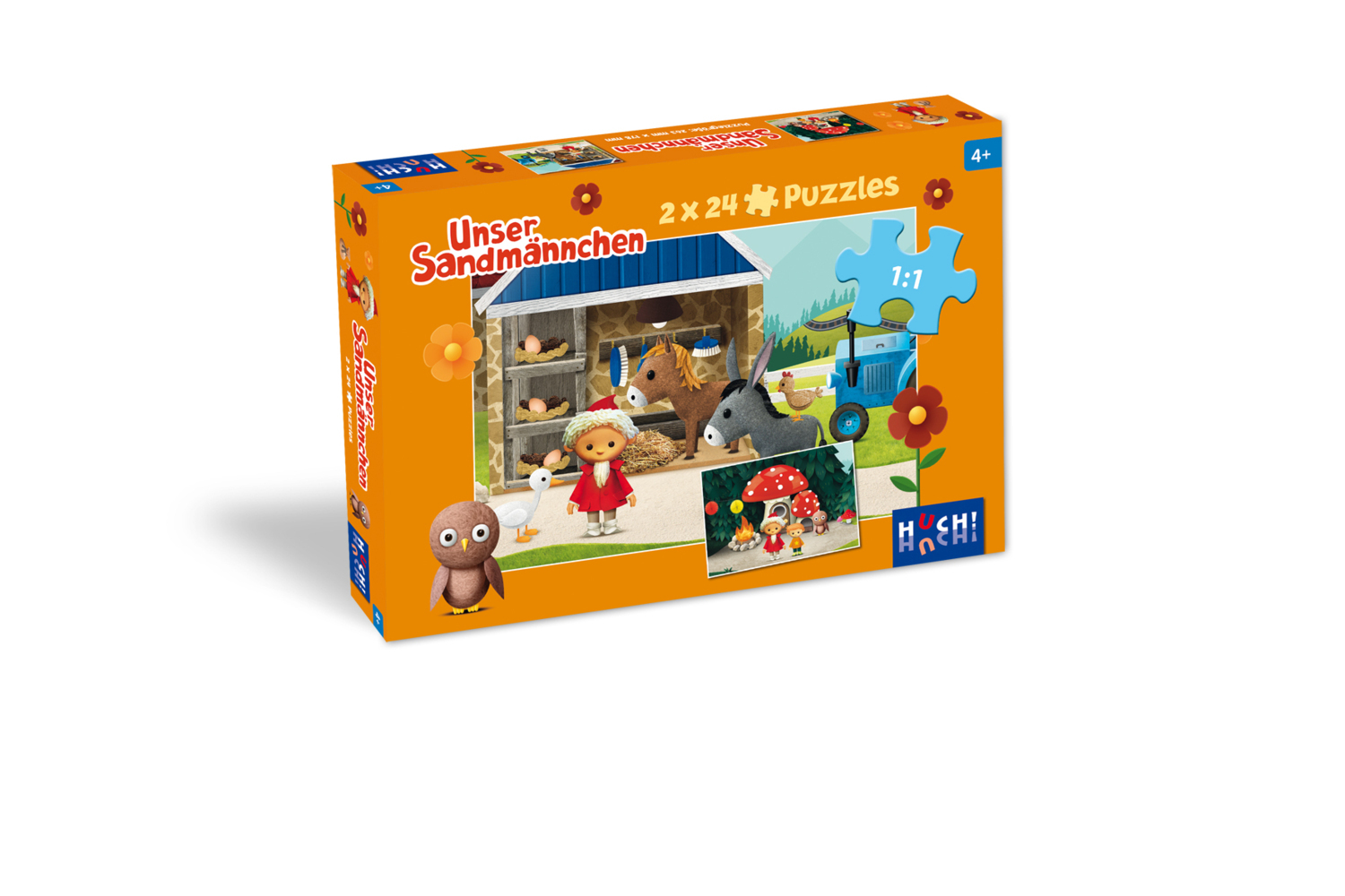 Cover: 4260071882004 | Unser Sandmännchen - Puzzle 1 (Kinderpuzzle) | Spiel | In Spielebox