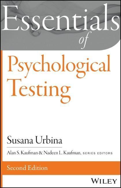 Cover: 9781118680483 | Essentials of Psychological Testing | Susana Urbina | Taschenbuch