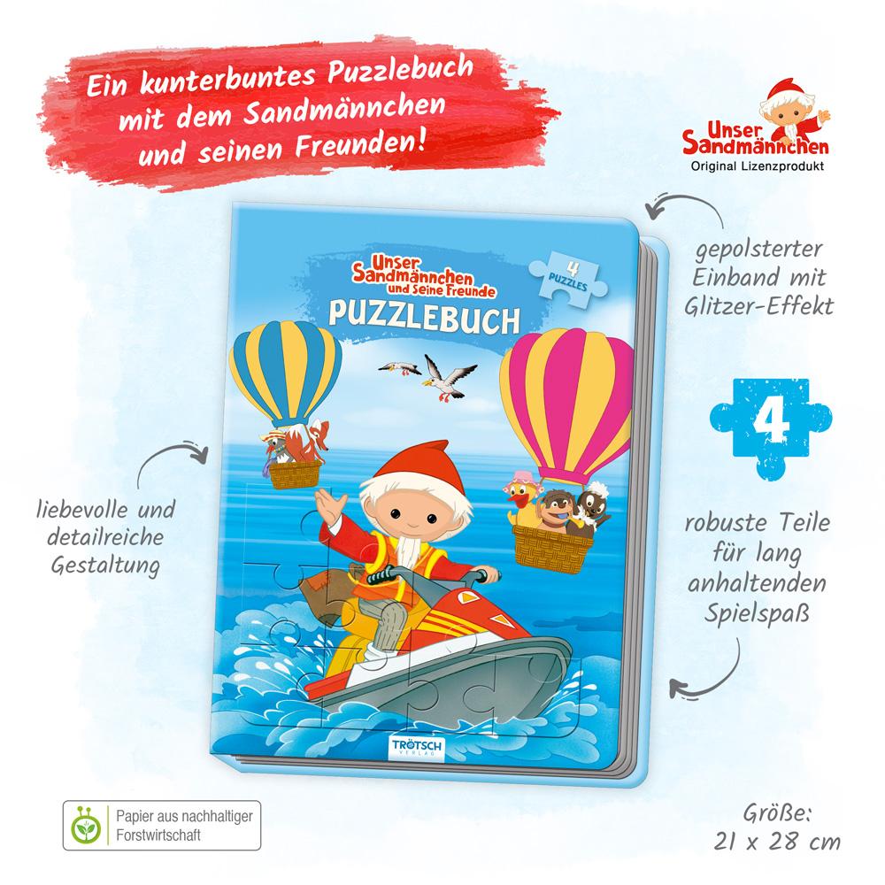 Bild: 9783957748089 | Unser Sandmännchen und seine Freunde Puzzlebuch | Buch | Puzzlebuch