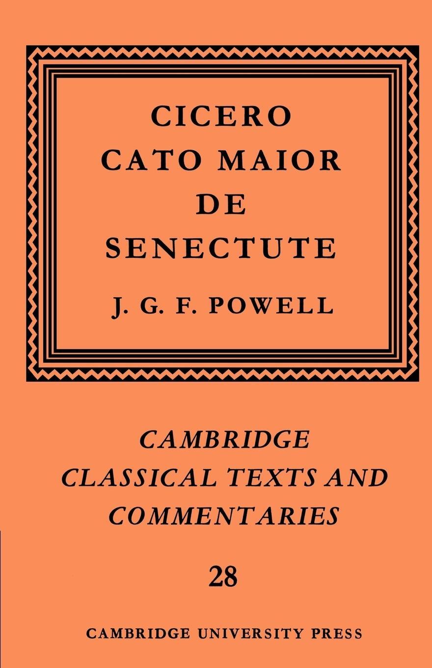 Cover: 9780521607049 | Cicero | Cato Maior de Senectute | Marcus Tullius Cicero | Taschenbuch
