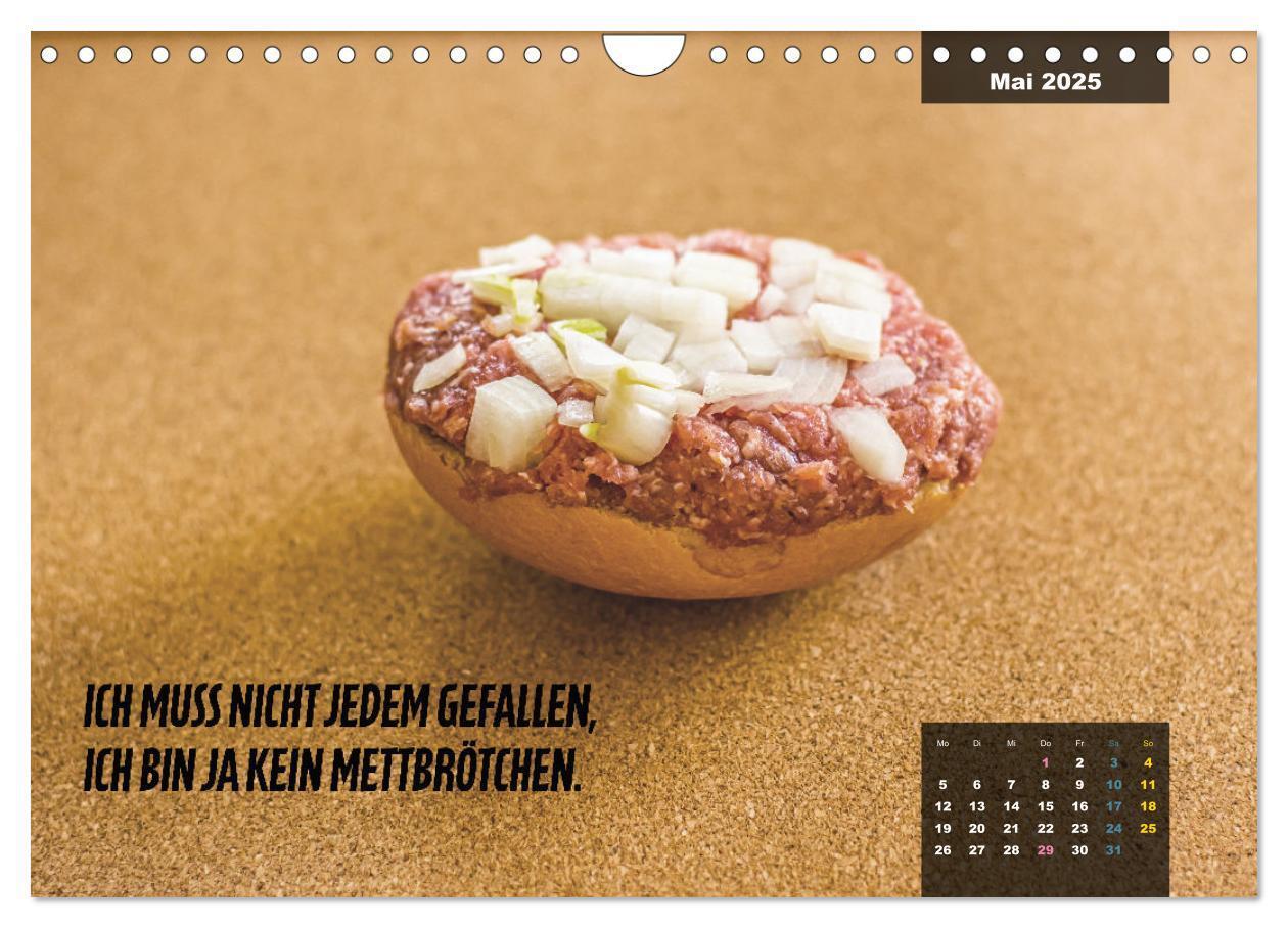 Bild: 9783435039470 | Mettkalender - Spread some more Mett (Wandkalender 2025 DIN A4...