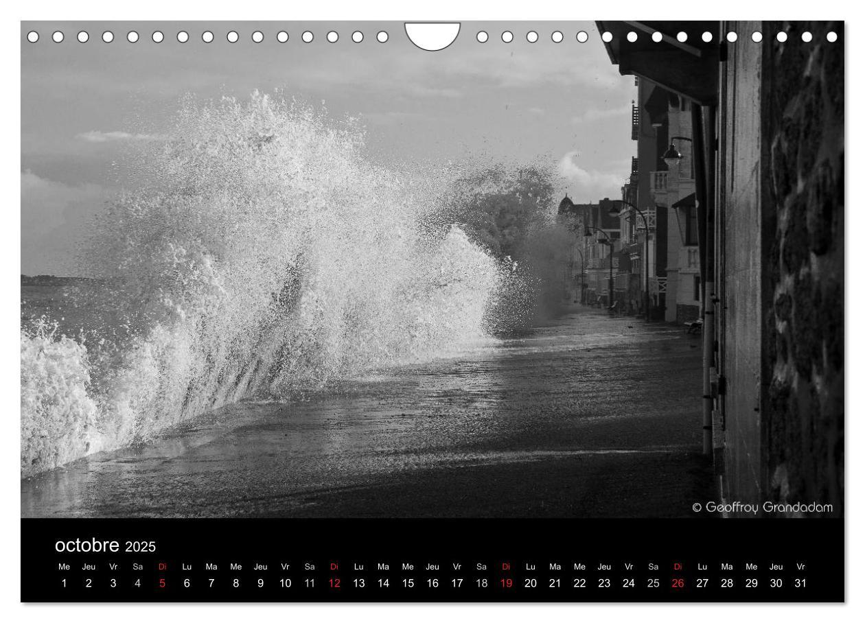 Bild: 9781325991525 | GRANDES MARÉES À SAINT-MALO (Calendrier mural 2025 DIN A4...