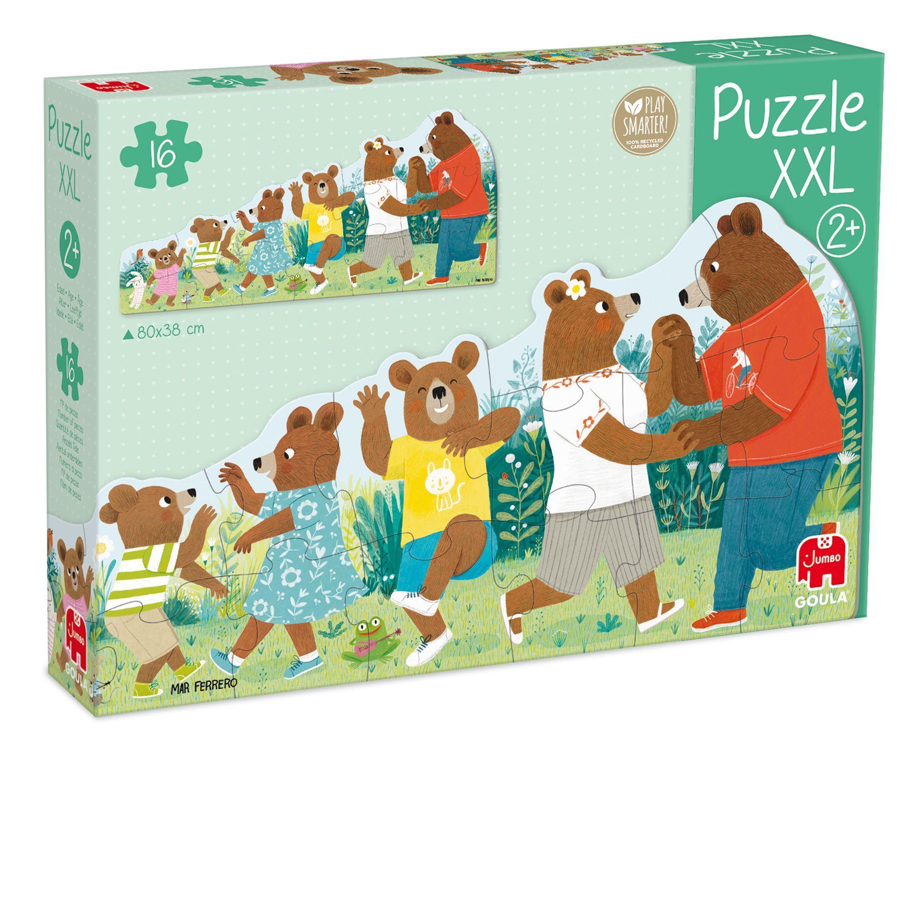 Bild: 8410446552667 | GOULA XXL-Puzzle Bärenfamilie | Spiel | 55266 | Deutsch | 2022 | Jumbo