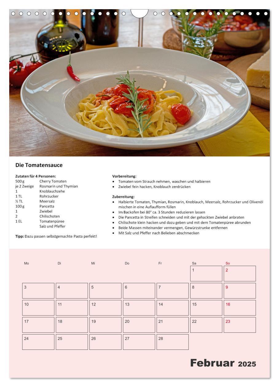 Bild: 9783435932016 | Der tolle Rezeptkalender (Wandkalender 2025 DIN A3 hoch), CALVENDO...