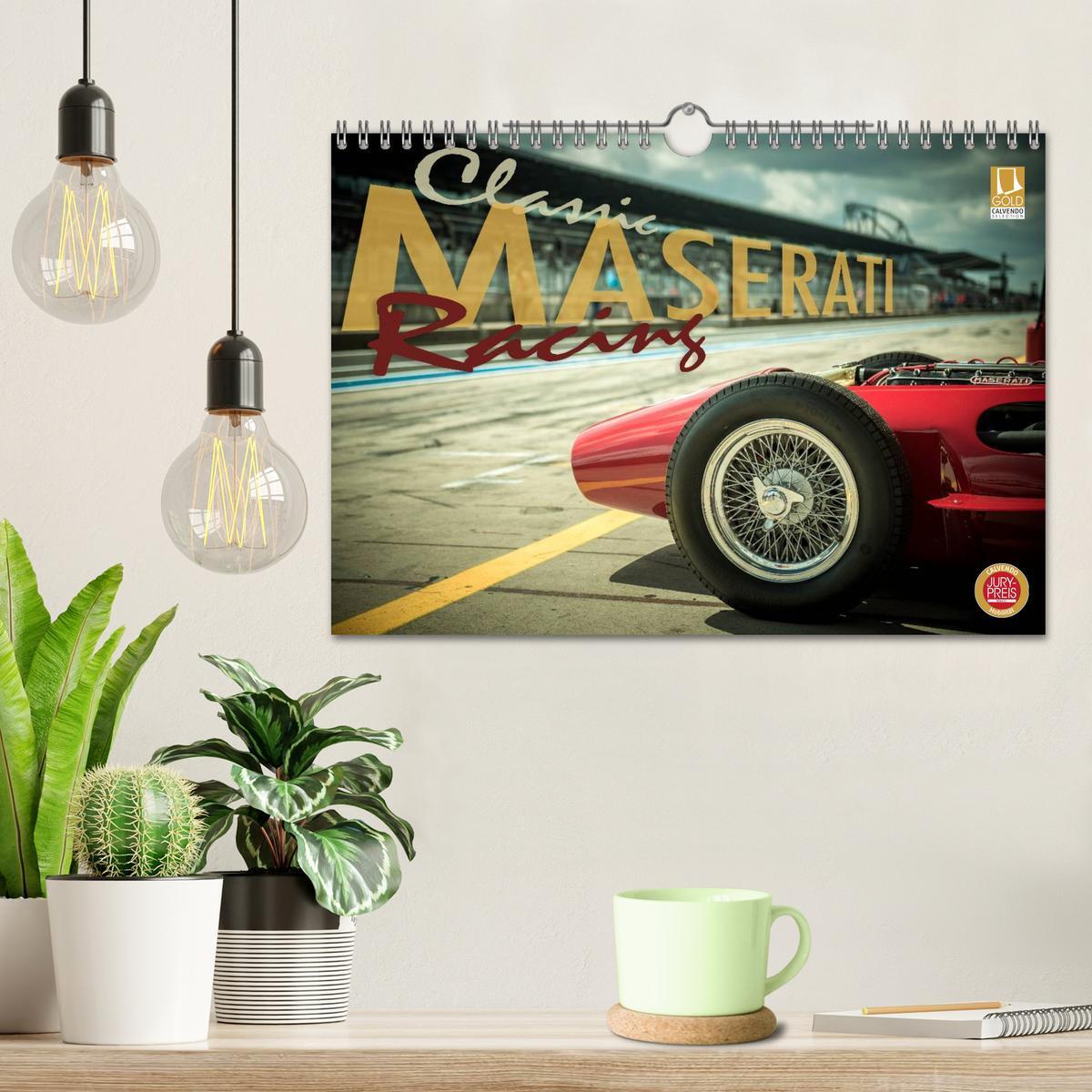 Bild: 9783435476558 | Classic Maserati Racing (Wandkalender 2025 DIN A4 quer), CALVENDO...