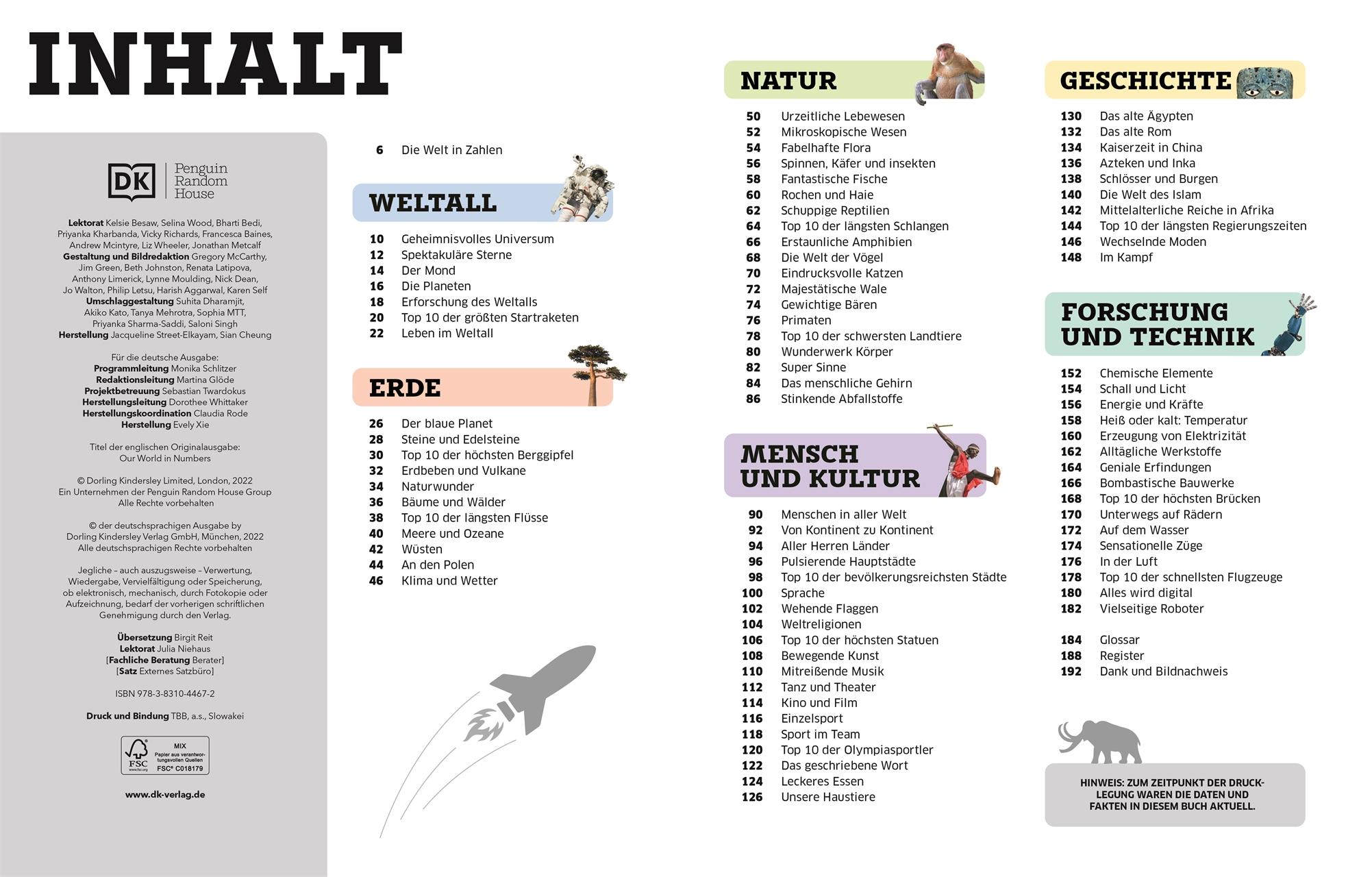 Bild: 9783831044672 | Unsere Welt in Zahlen | Clive Gifford | Buch | Unsere Welt in Zahlen