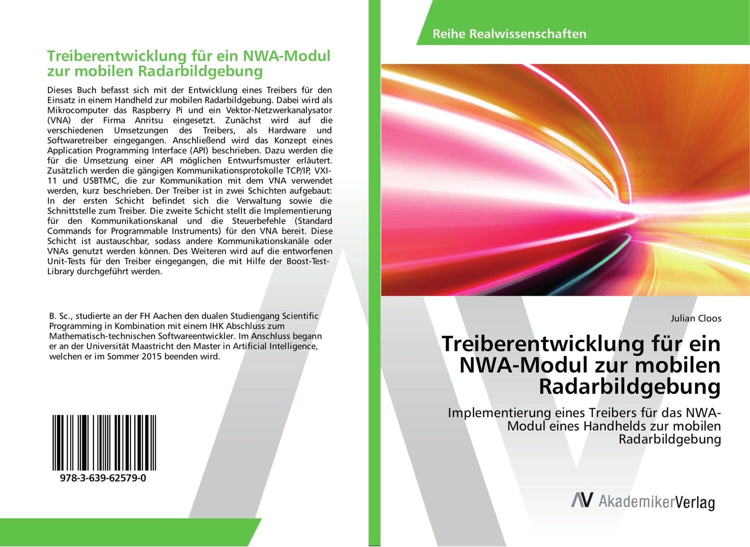 Cover: 9783639625790 | Treiberentwicklung für ein NWA-Modul zur mobilen Radarbildgebung