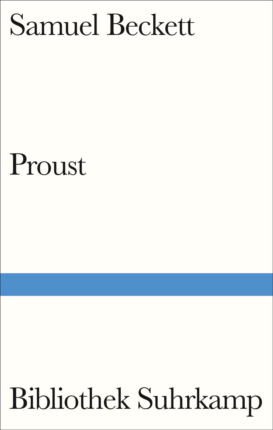 Cover: 9783518225325 | Proust | Samuel Beckett | Buch | Bibliothek Suhrkamp | Deutsch | 2023