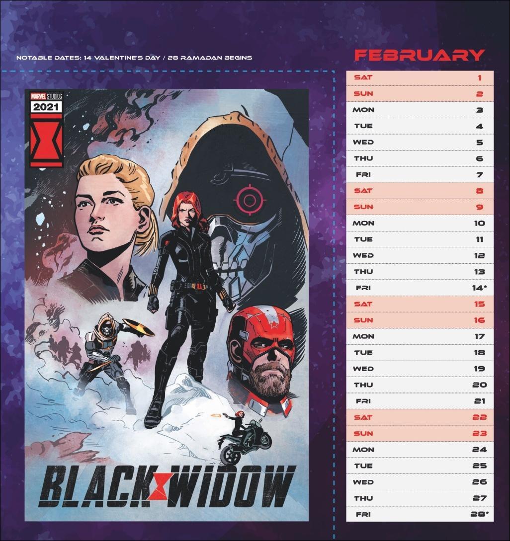 Bild: 9783840196867 | Marvel Postkartenkalender 2025 | Kalender | Spiralbindung | 13 S.