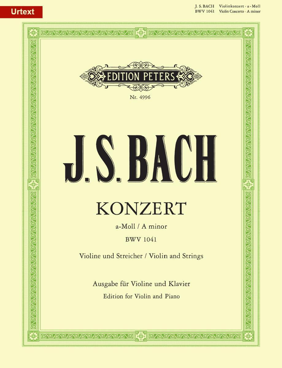 Cover: 9790014035334 | Konzert für Violine, Streicher und Basso continuo a-Moll BWV 1041 /...