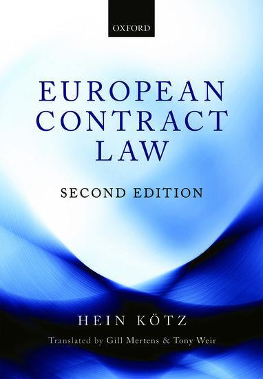 Cover: 9780198800040 | European Contract Law | Hein Kotz | Buch | Gebunden | Englisch | 2017