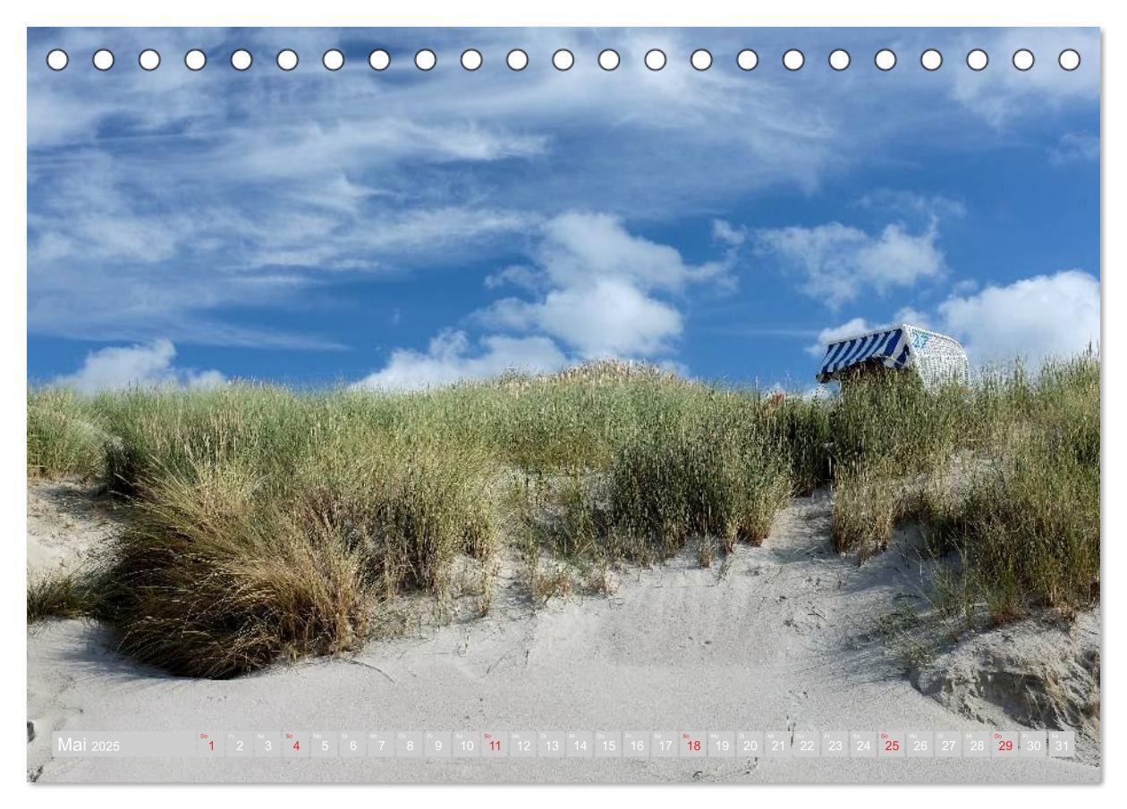 Bild: 9783435714285 | Amrum, die Perle in der Nordsee (Tischkalender 2025 DIN A5 quer),...