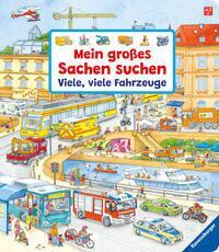 Cover: 9783473437429 | Mein großes Sachen suchen: Viele, viele Fahrzeuge | Susanne Gernhäuser