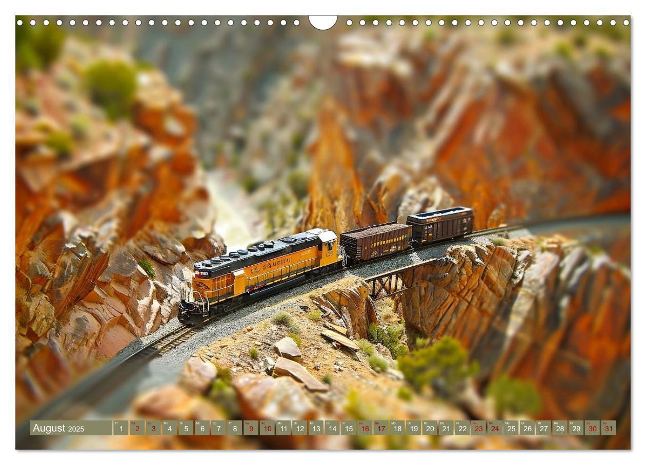 Bild: 9783435940042 | Miniaturwelt Eisenbahn - Zug um Zug ins Abenteuer (Wandkalender...