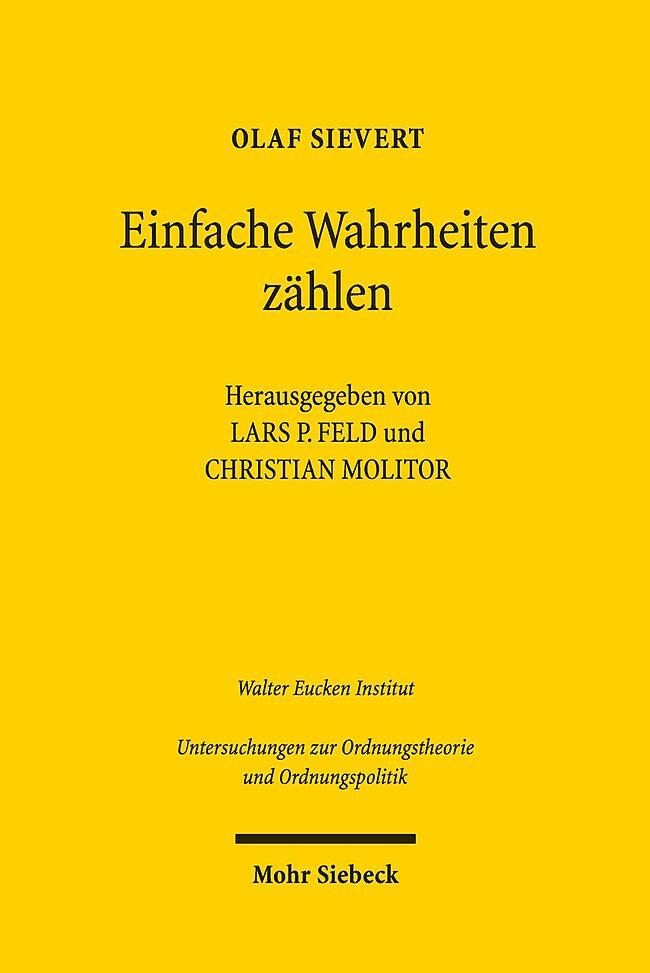Cover: 9783161552441 | Einfache Wahrheiten zählen | Olaf Sievert | Buch | Deutsch | 2022