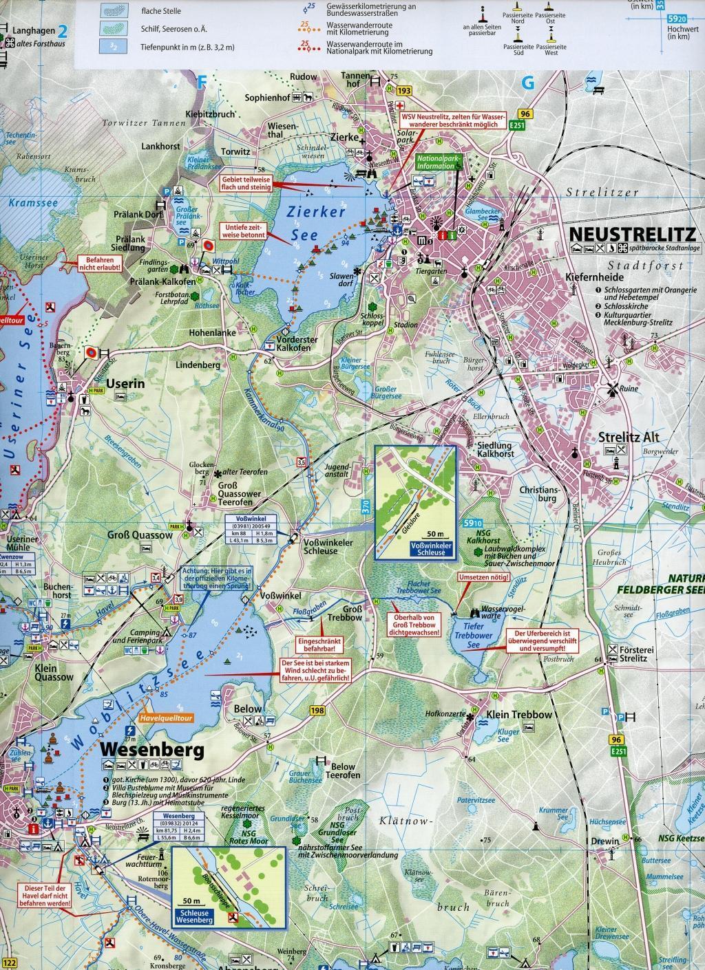 Bild: 9783940175052 | Wasserwanderkarte Mecklenburgische Kleinseenplatte 1 : 50 000 | 2022