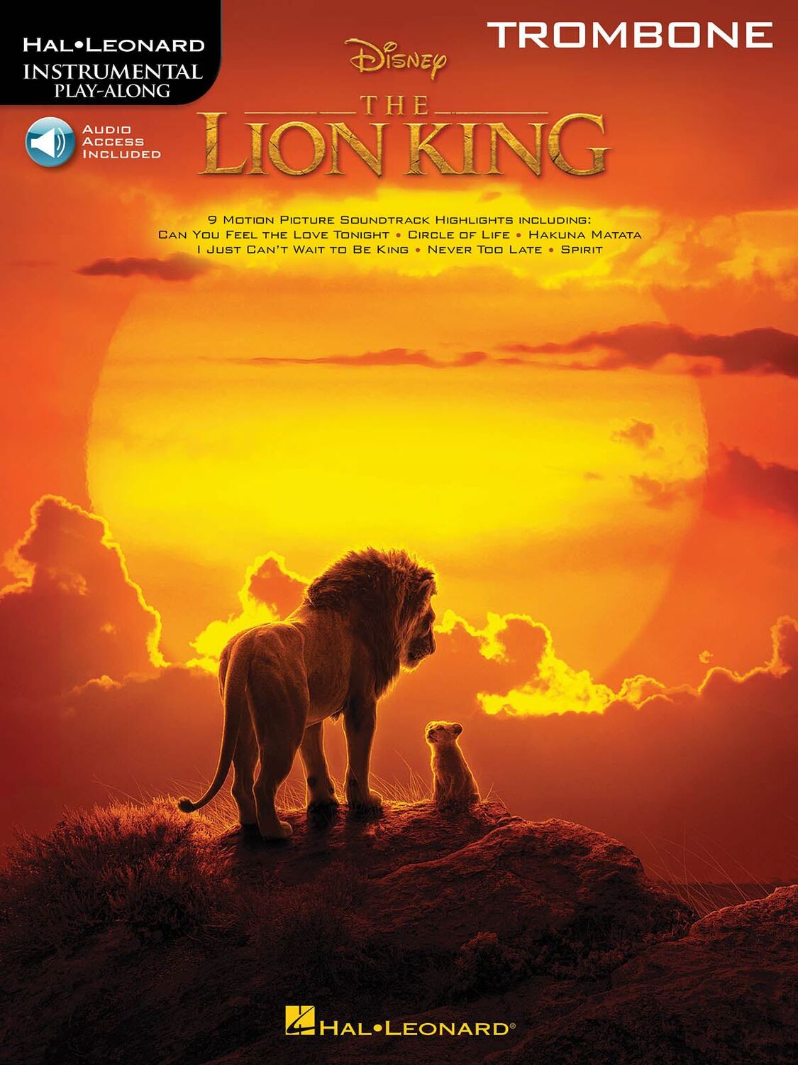Cover: 888680968359 | The Lion King for Trombone | Instrumental Play-Along | Zimmer | 2019
