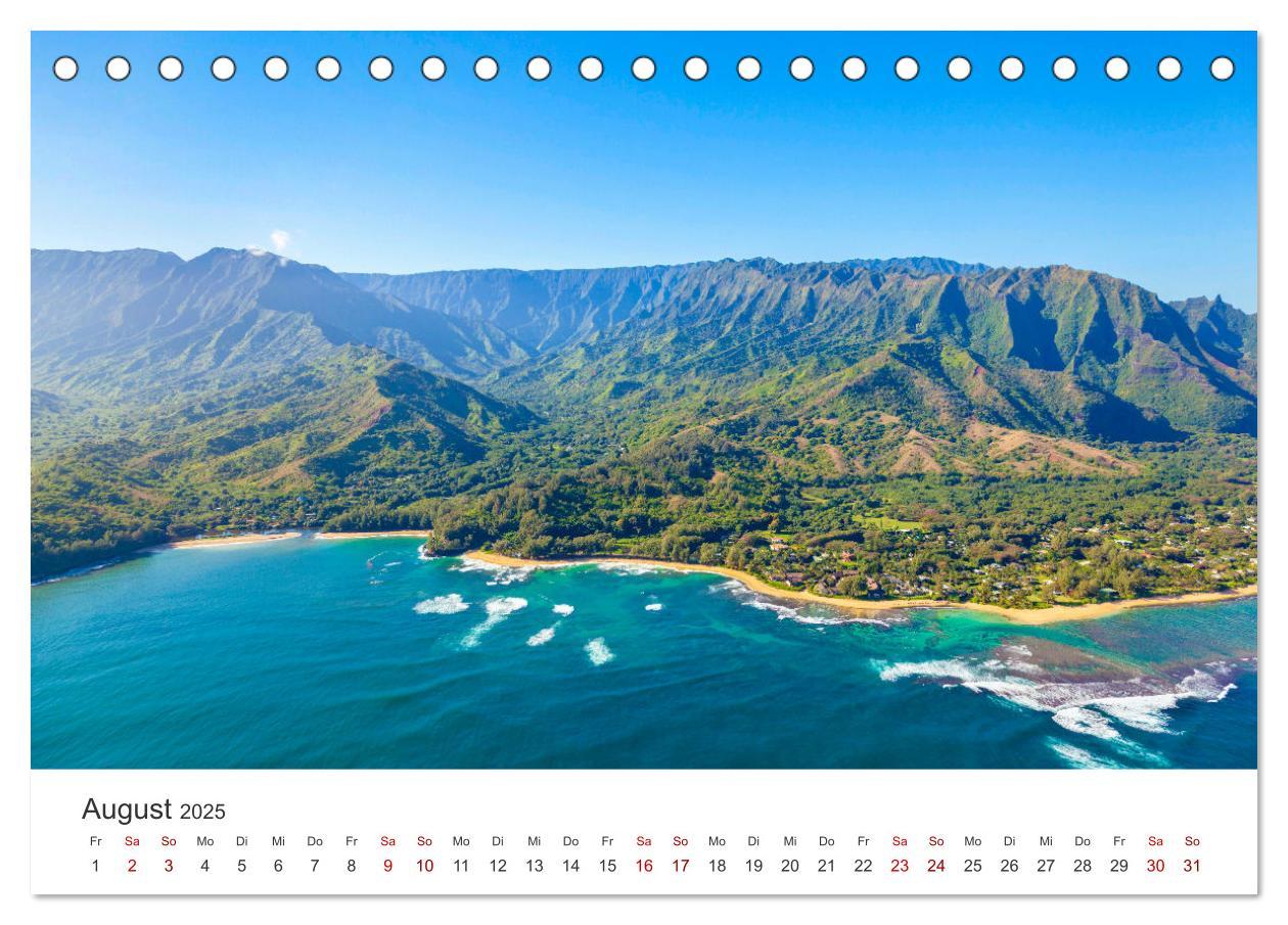 Bild: 9783383917578 | Hawaii Traumziel (Tischkalender 2025 DIN A5 quer), CALVENDO...