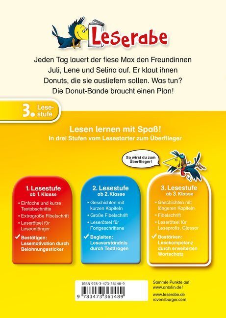 Bild: 9783473361489 | Die Donut-Bande - Leserabe 3. Klasse - Erstlesebuch für Kinder ab 8...