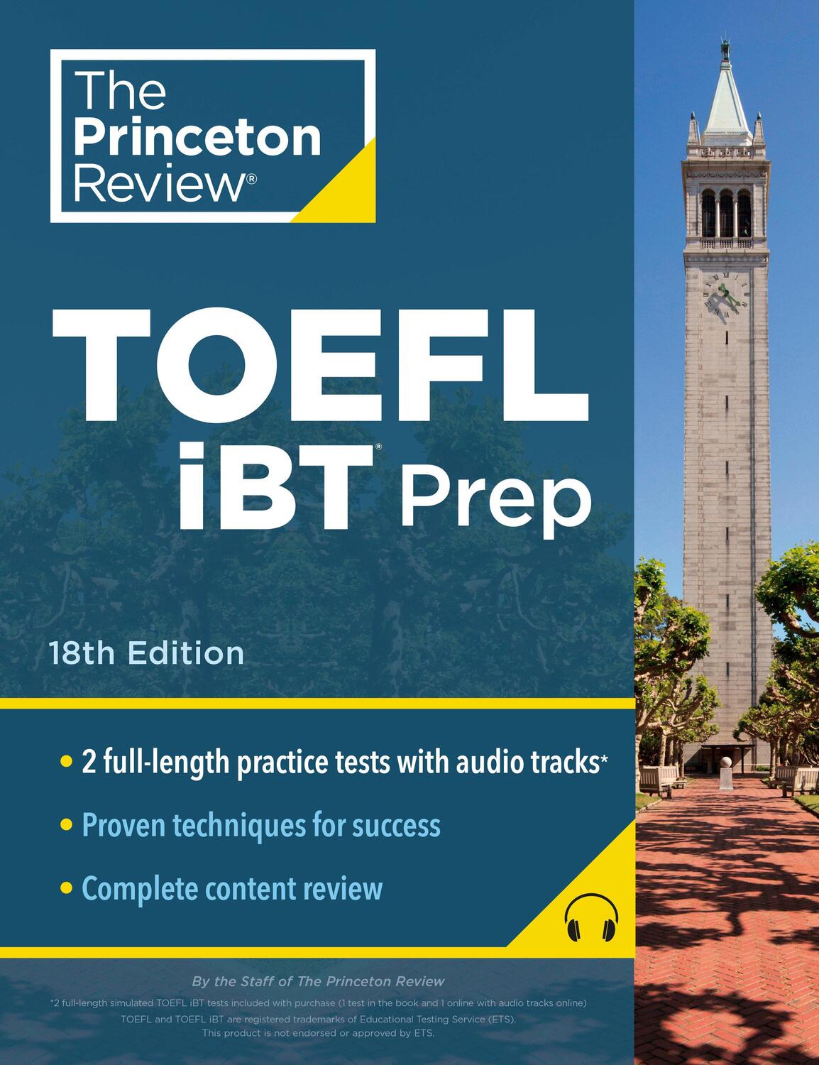 Cover: 9780593517444 | Princeton Review TOEFL IBT Prep with Audio/Listening Tracks, 18th...