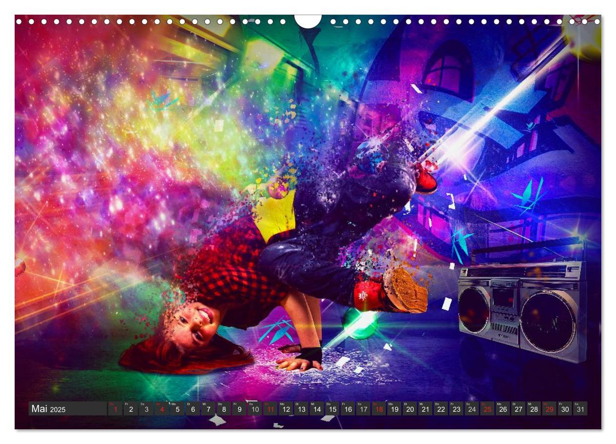 Bild: 9783435607303 | Break Dance (Wandkalender 2025 DIN A3 quer), CALVENDO Monatskalender