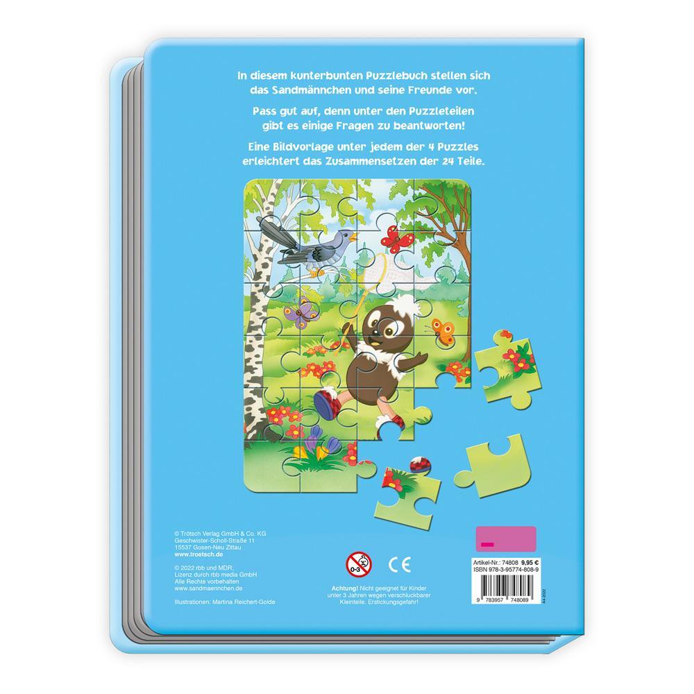 Bild: 9783957748089 | Unser Sandmännchen und seine Freunde Puzzlebuch | Buch | Puzzlebuch