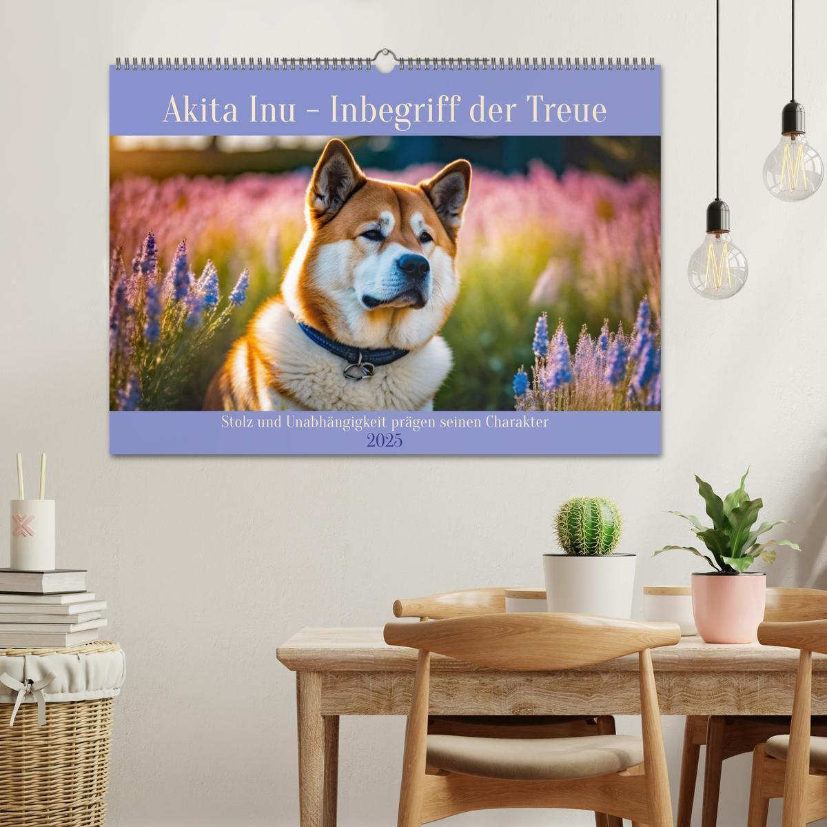 Bild: 9783457071700 | Akita Inu - Inbegriff der Treue (Wandkalender 2025 DIN A2 quer),...