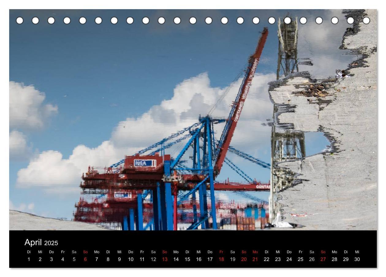 Bild: 9783435645565 | Der Hafen Hamburg bei Tag und Nacht (Tischkalender 2025 DIN A5...