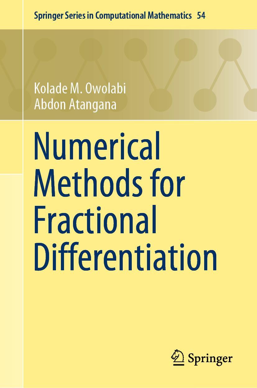 Cover: 9789811500978 | Numerical Methods for Fractional Differentiation | Atangana (u. a.)