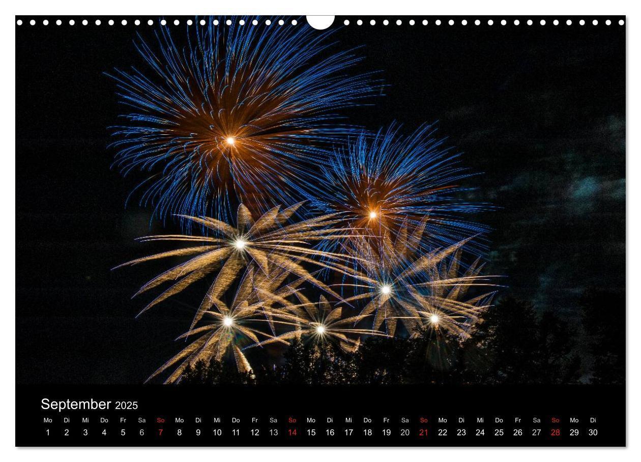 Bild: 9783435837595 | Das Feuerwerk (Wandkalender 2025 DIN A3 quer), CALVENDO Monatskalender