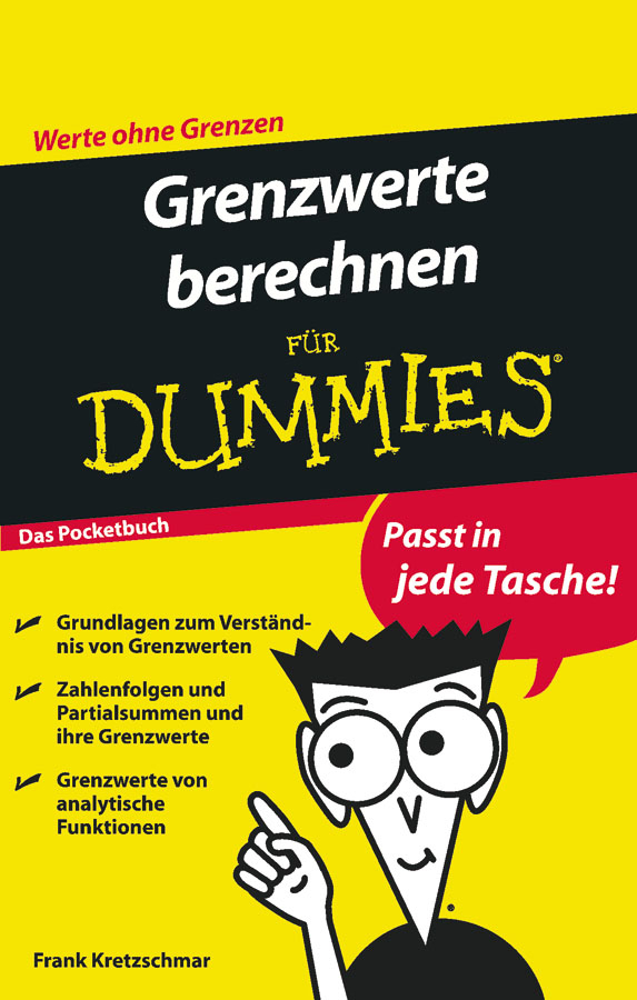 Cover: 9783527707270 | Grenzwerte berechnen für Dummies | Frank Kretzschmar | Taschenbuch