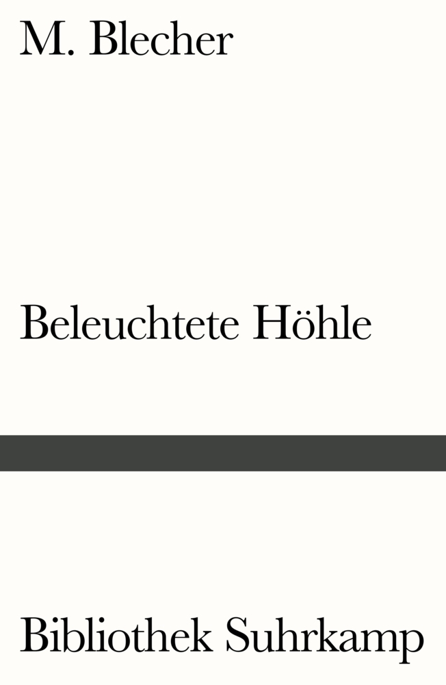 Cover: 9783518240212 | Beleuchtete Höhle | Sanatoriumstagebuch, Bibliothek Suhrkamp 1434