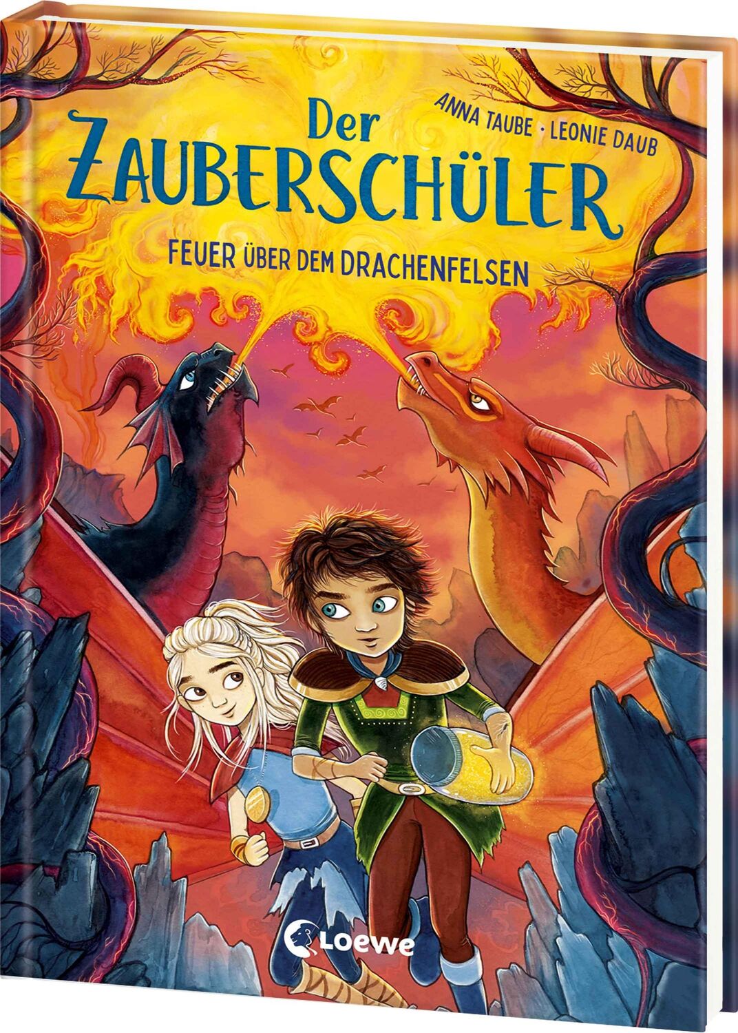 Cover: 9783743217119 | Der Zauberschüler (Band 6) - Feuer über dem Drachenfelsen | Anna Taube